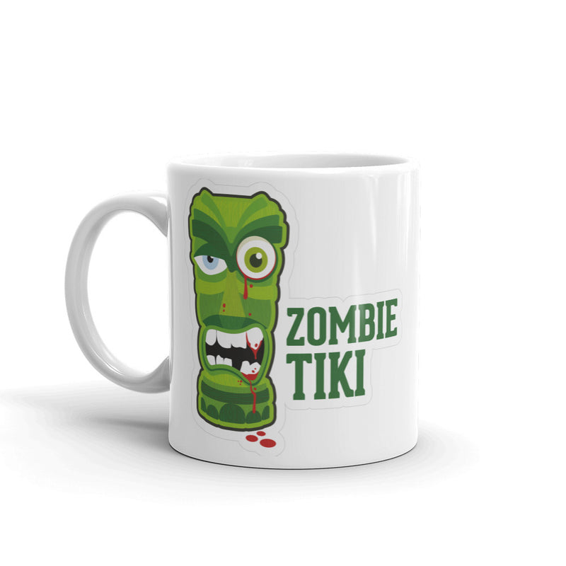 Zombie Tiki Warning High Quality 10oz Coffee Tea Mug