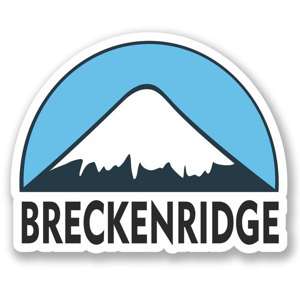 2 x Breckenridge USA Ski Snowboard Vinyl Sticker #5158