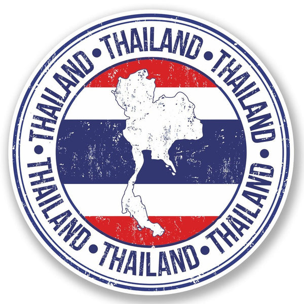 2 x Thailand Vinyl Sticker #5165