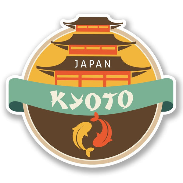 2 x Japan Kyoto Vinyl Sticker #5707