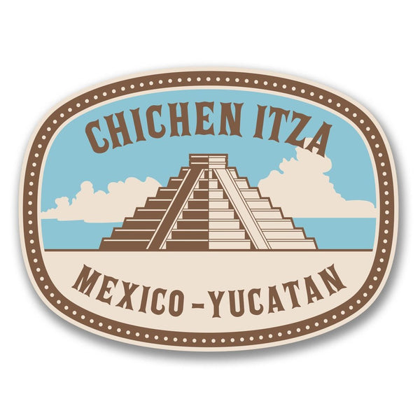 2 x Chichen Itza Mexico Yucatan Vinyl Sticker #6387