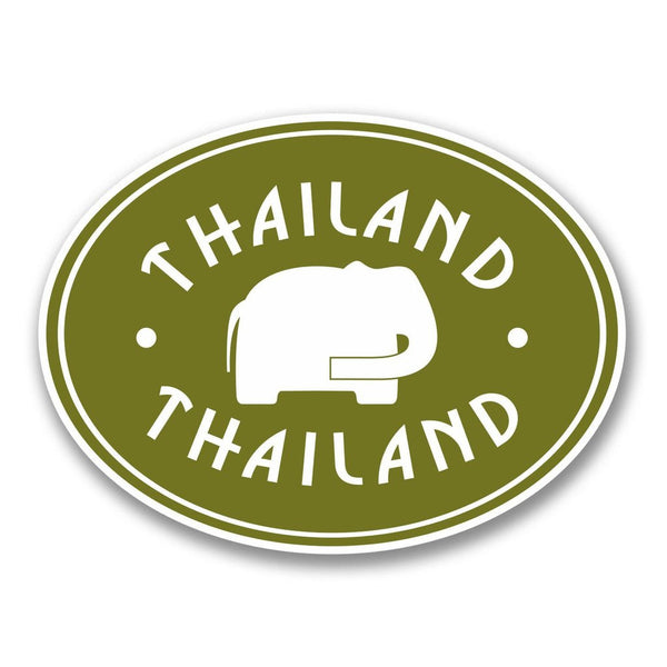2 x Thailand Vinyl Sticker #6413