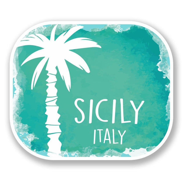 2 x Sicily Italy Vinyl Sticker #6508