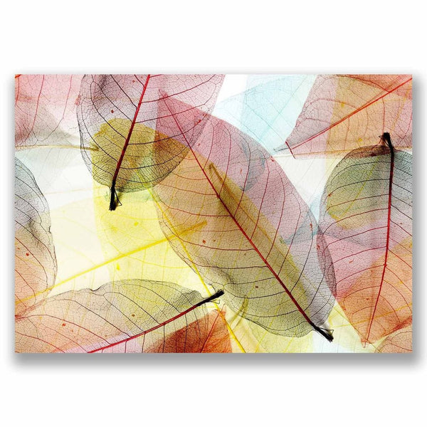 1 x A4 Vinyl Sticker - Pretty Leaf Picture Girls Wrap Phone Tablet Craft #9757