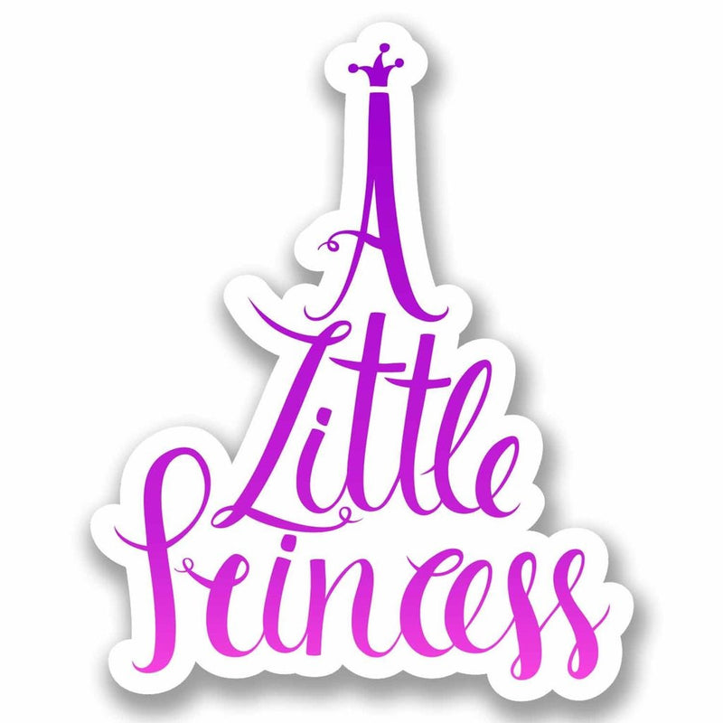 2 x A Little Princess Vinyl Sticker