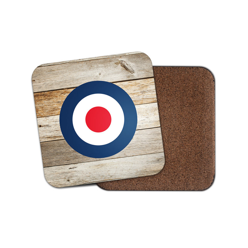 RAF Roundel The Who Mod Drinks Coaster Mat Square Cork Backed Tea Coffee