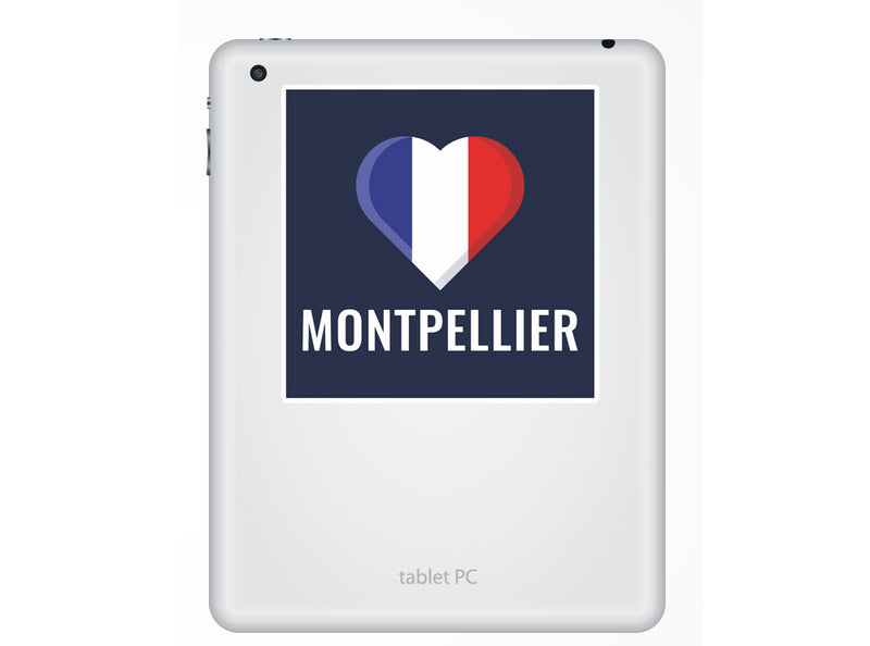 2 x Montpellier France Vinyl Stickers Travel Luggage