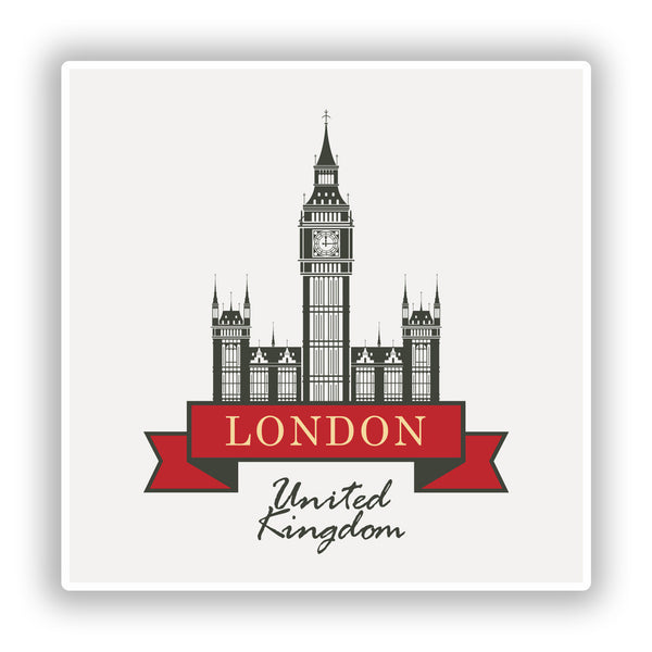 2 x London England UK Vinyl Stickers Travel Luggage #10238