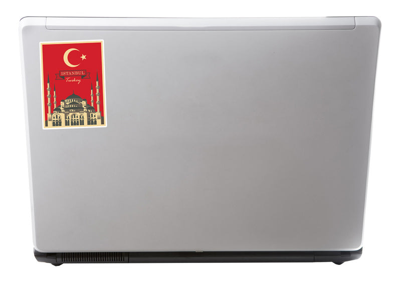 2 x Istanbul Turkey Vinyl Stickers Travel Luggage