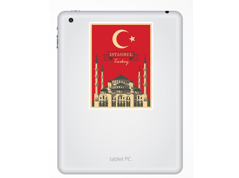2 x Istanbull Turkey Vinyl Stickers Travel Luggage