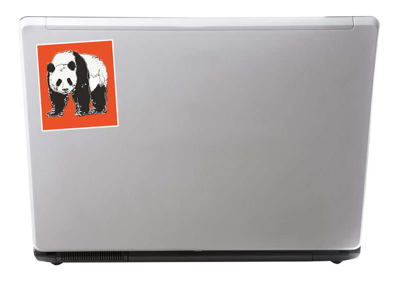 2 x Panda Vinyl Stickers Travel Luggage