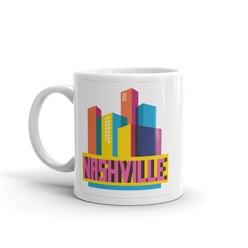 Nashville Skyline High Quality 10oz Coffee Tea Mug