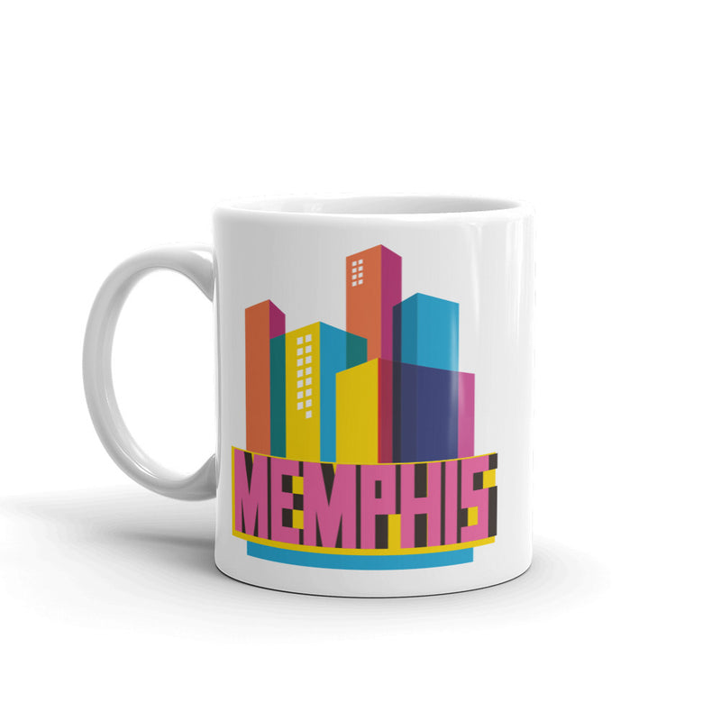 Memphis Skyline High Quality 10oz Coffee Tea Mug