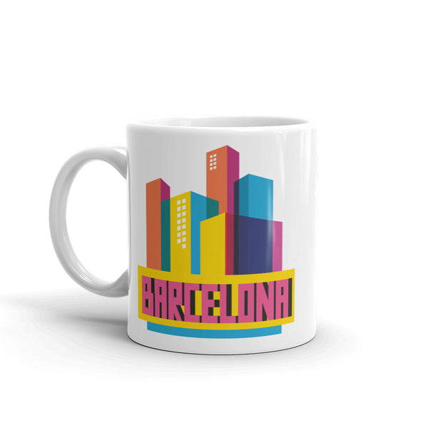 Barcelona Skyline High Quality 10oz Coffee Tea Mug #10328