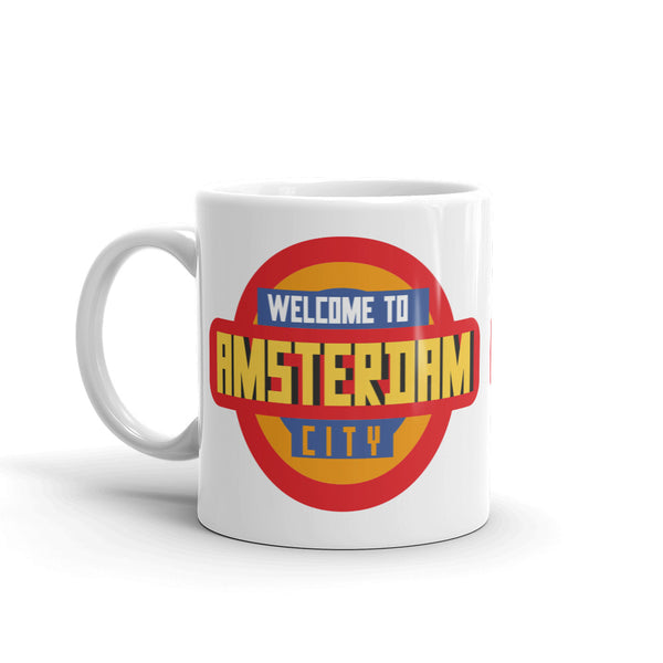 Welcome to Amsterdam High Quality 10oz Coffee Tea Mug #10337