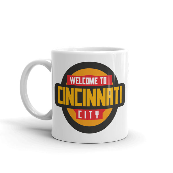 Welcome to Cincinnati High Quality 10oz Coffee Tea Mug #10350