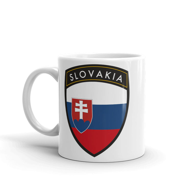 Slovakia Badge High Quality 10oz Coffee Tea Mug