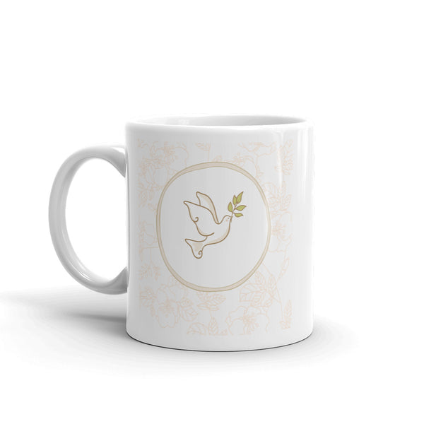 white Dove High Quality 10oz Coffee Tea Mug #10464