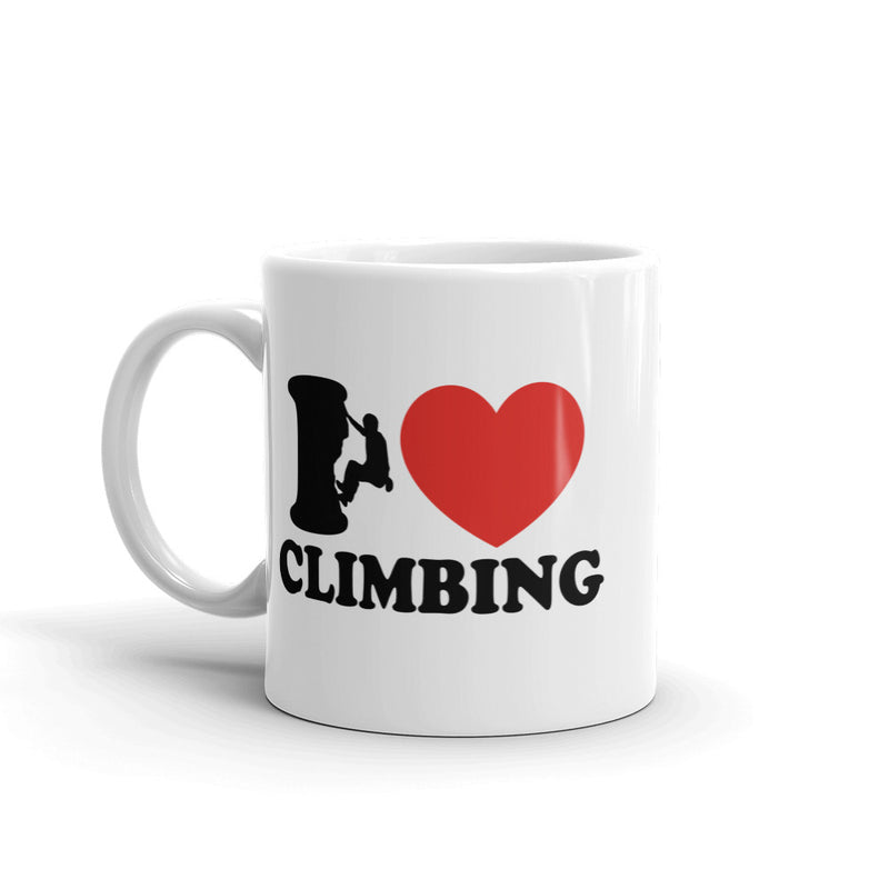 I love Climbing High Quality 10oz Coffee Tea Mug