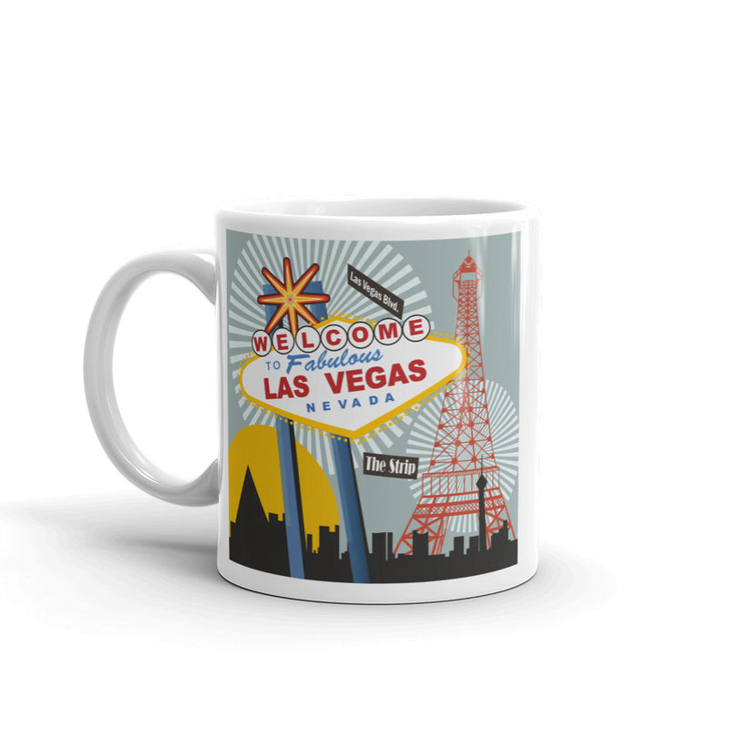 Las Vegas Skyline High Quality 10oz Coffee Tea Mug