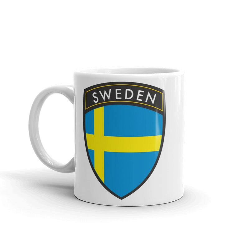 Sweden Flag Design High Quality 10oz Coffee Tea Mug