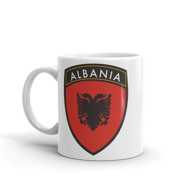 Albania Flag Design High Quality 10oz Coffee Tea Mug