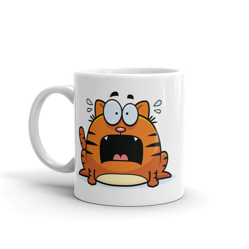 Scared Cat High Quality 10oz Coffee Tea Mug