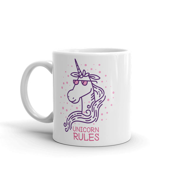 Unicorn Rules High Quality 10oz Coffee Tea Mug #10747