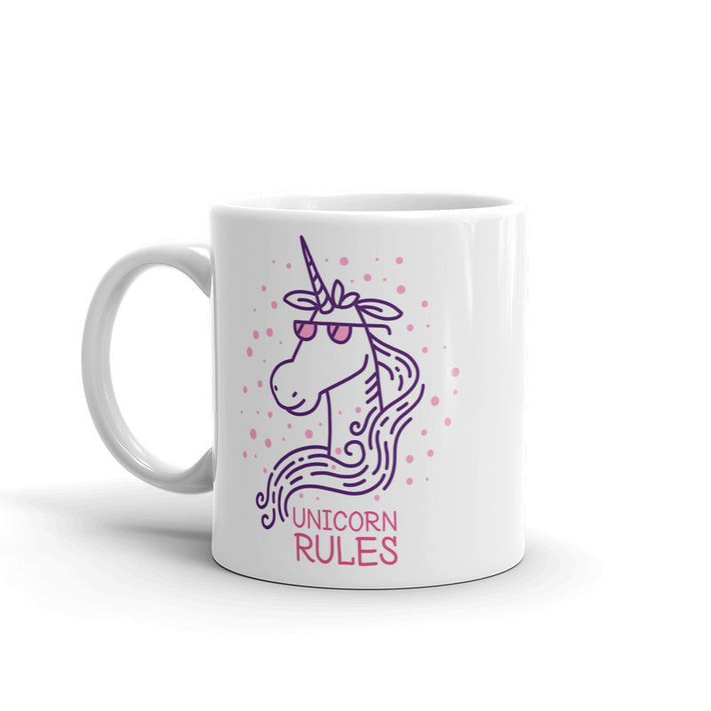 Unicorn Rules High Quality 10oz Coffee Tea Mug