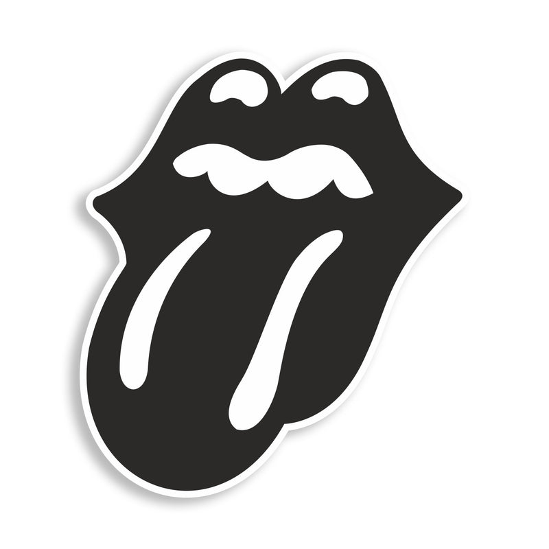 2 x The Rolling Stones Printed Vinyl Stickers Laptop iPhone iPad