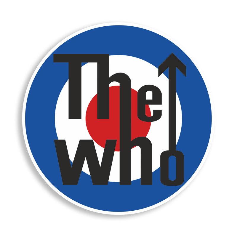 2 x The Who Printed Vinyl Stickers Laptop iPhone iPad