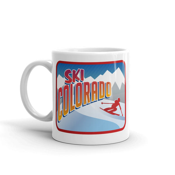 Ski Colorado Retro Skiier High Quality 10oz Coffee Tea Mug #4016