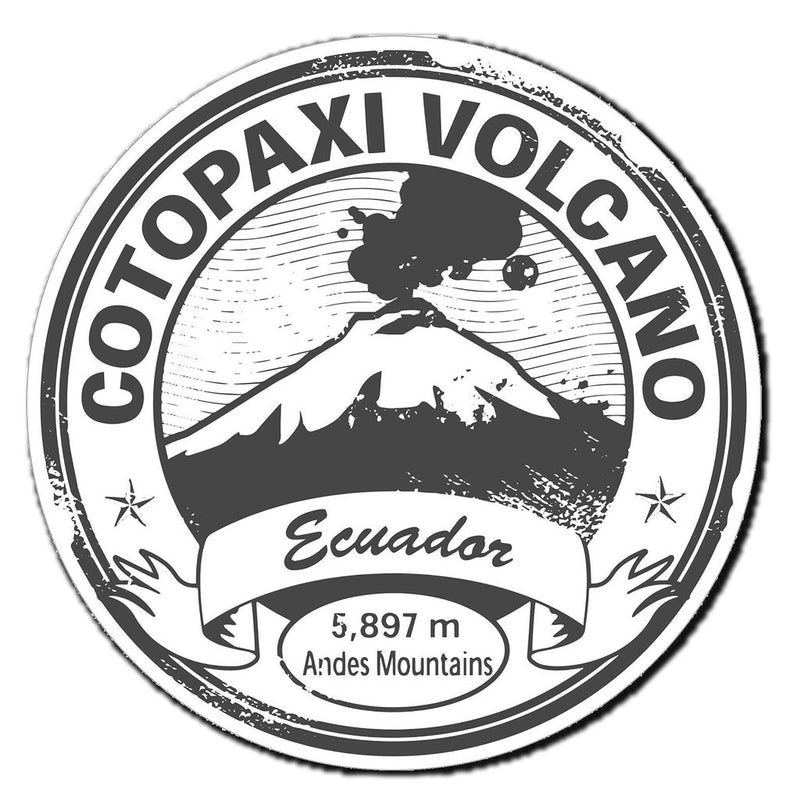 2 x Cotopaxi Volcano Ecuador Car Vinyl Sticker