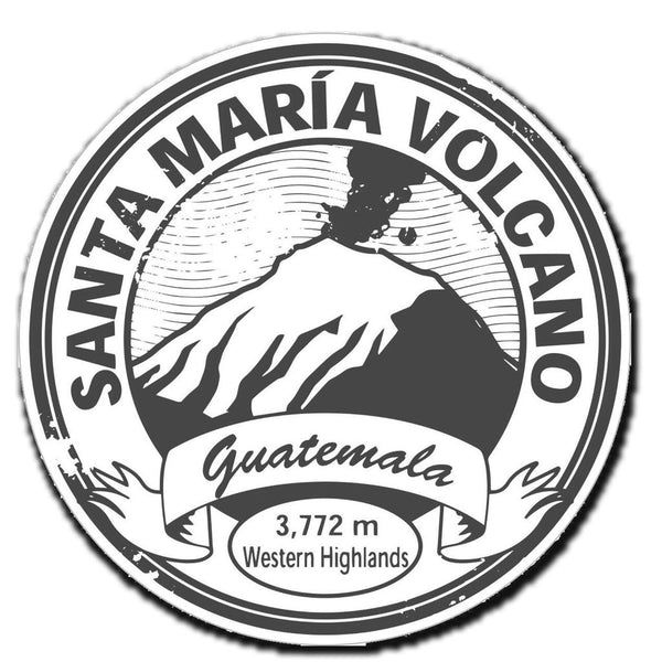 2 x Santa Maria Volcano Guatemala Car Vinyl Sticker #4040