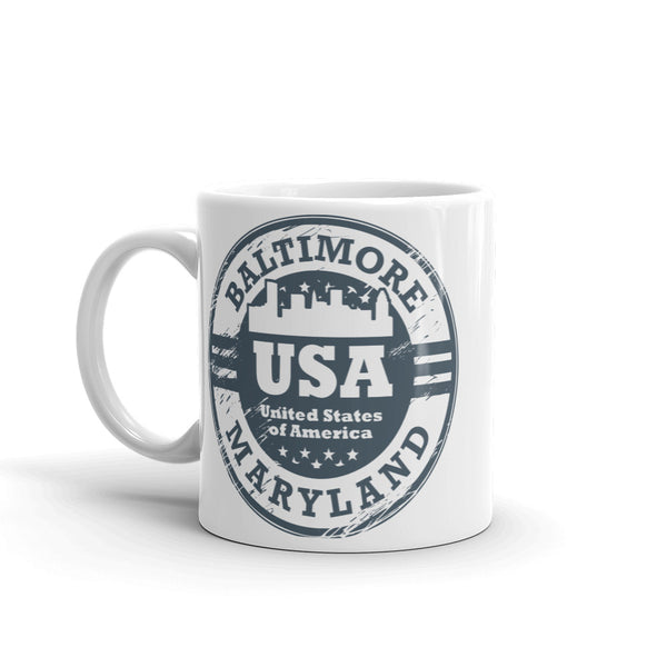 Baltimore Maryland USA Car High Quality 10oz Coffee Tea Mug #4047