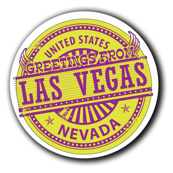 2 x Las Vegas USA Nevada Vinyl Sticker #4069