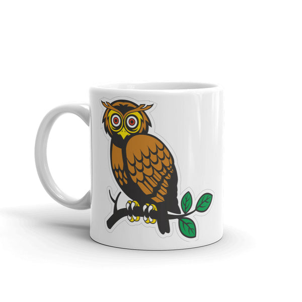 Owl on Branch High Quality 10oz Coffee Tea Mug #4070
