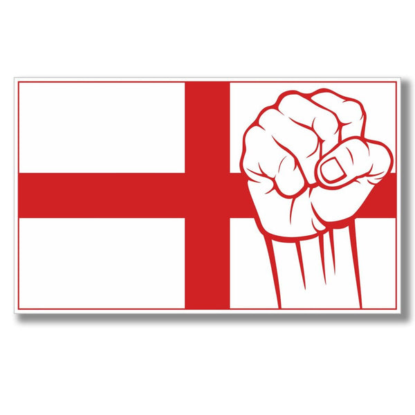 2 x England St George's Flag Vinyl Sticker #4078
