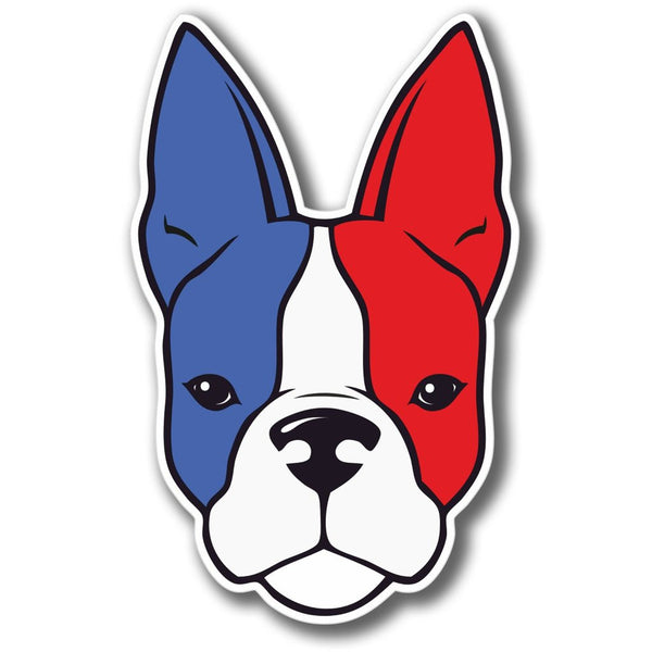 2 x French Bulldog Flag Dog Vinyl Sticker #4079