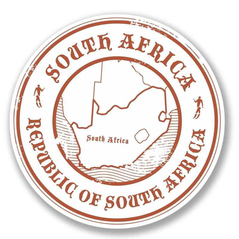 2 x South Africa Vinyl Sticker