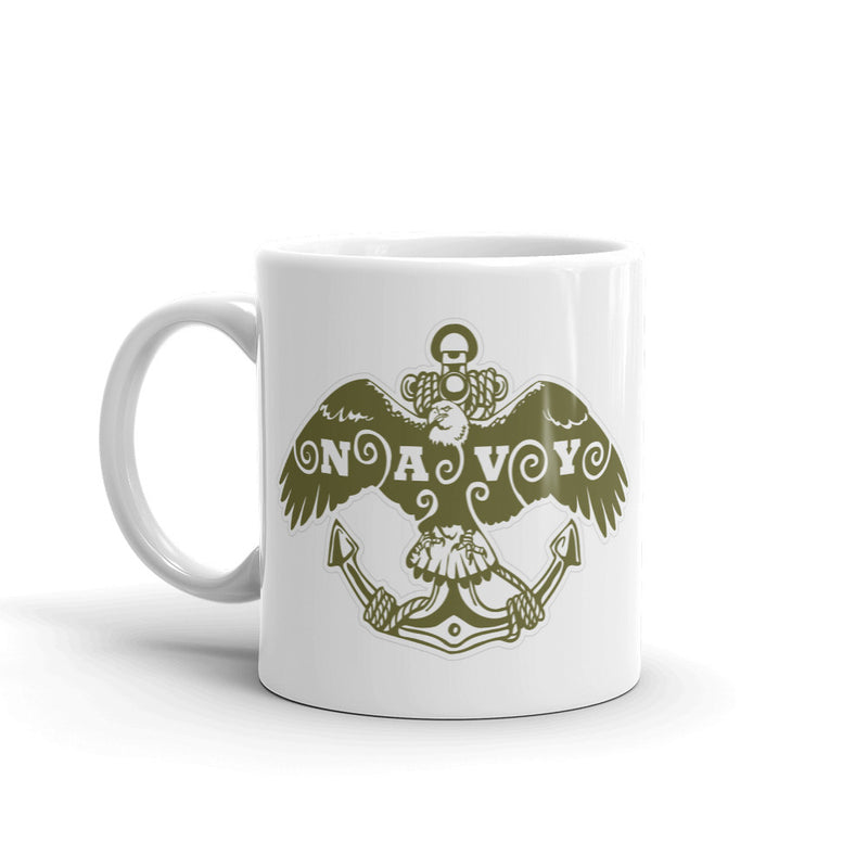 Navy Anchor Eagle High Quality 10oz Coffee Tea Mug