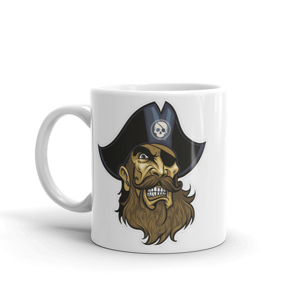 Bearded Pirate Jolly Roger High Quality 10oz Coffee Tea Mug #4152