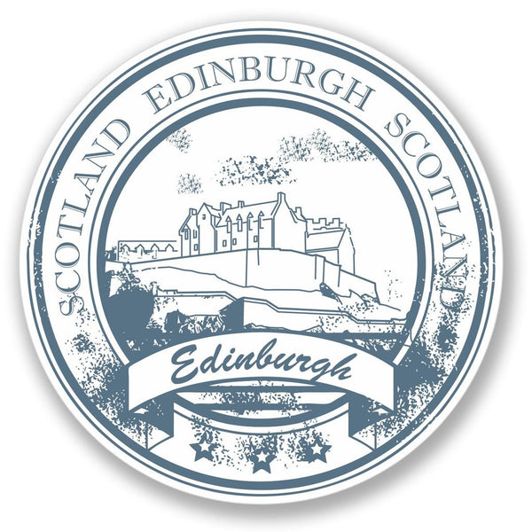 2 x Edinburgh Scotland Vinyl Sticker #4161