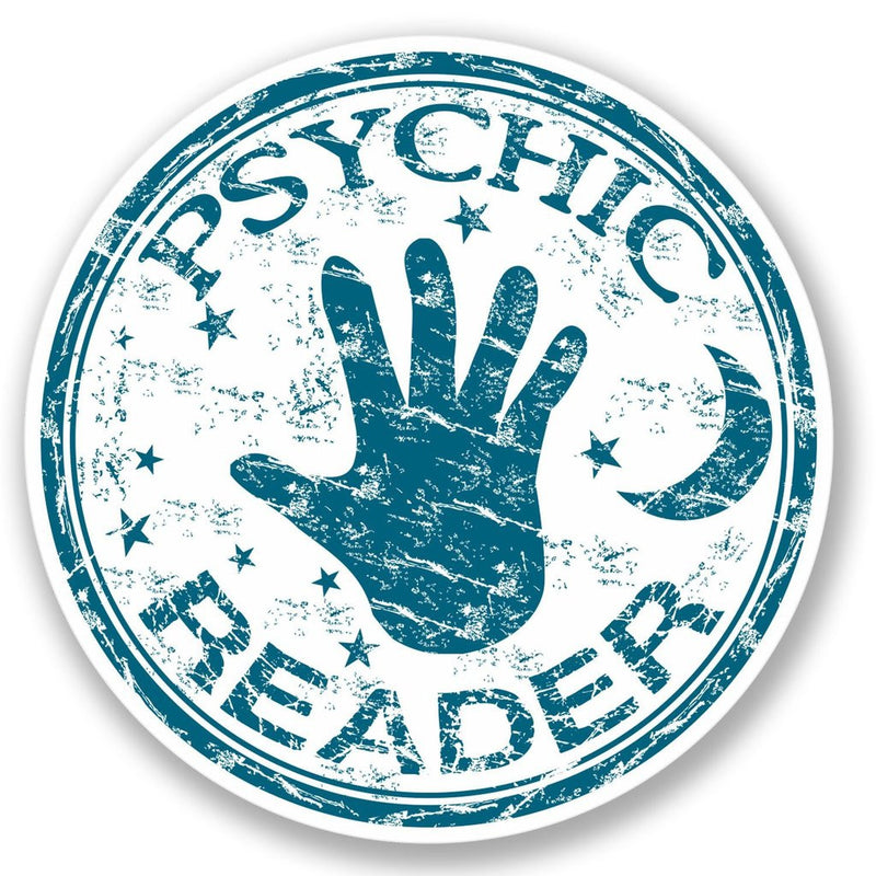 2 x Psychic Reader Vinyl Sticker