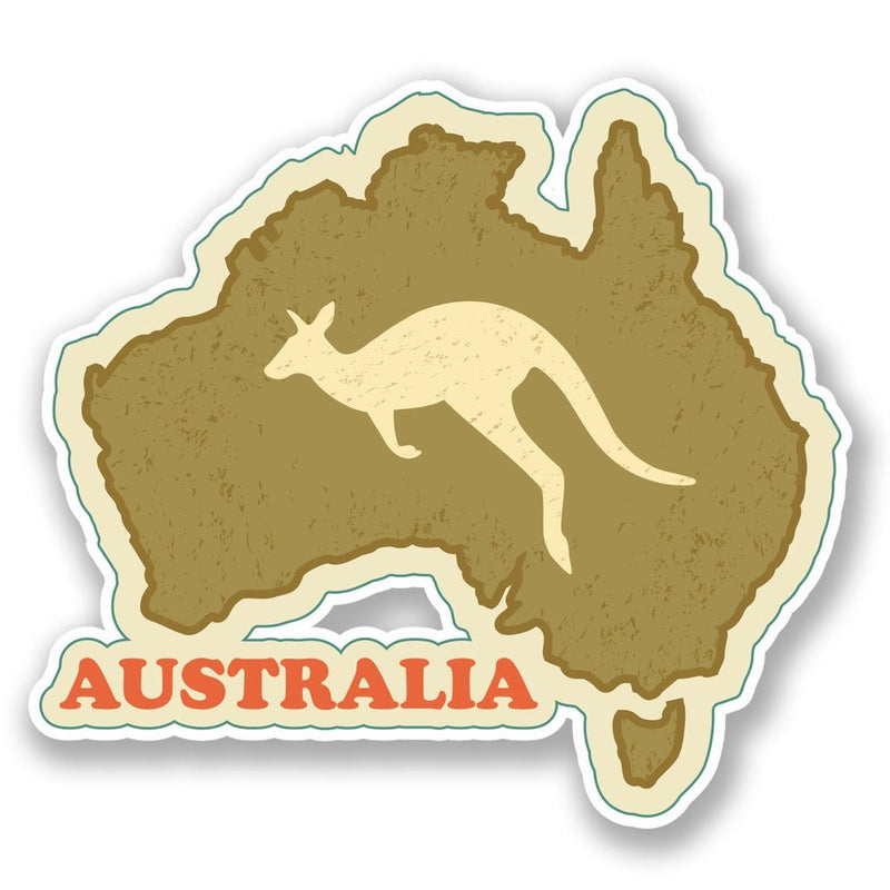 2 x Australia Vinyl Sticker