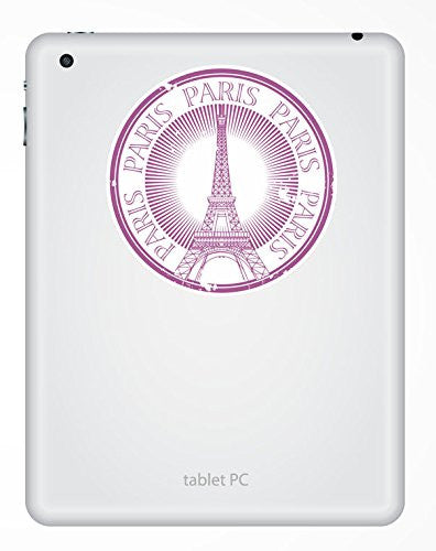 2 x Paris Eiffel Tower Vinyl Sticker