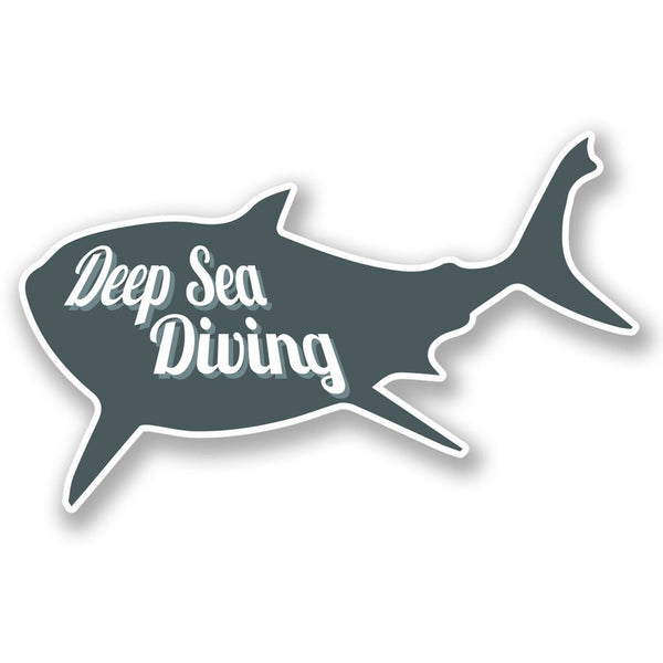 2 x Deep Sea Diving Vinyl Sticker #4269