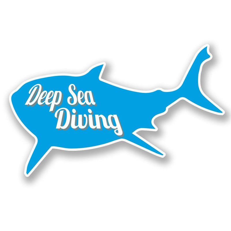 2 x Deep Sea Diving Vinyl Sticker