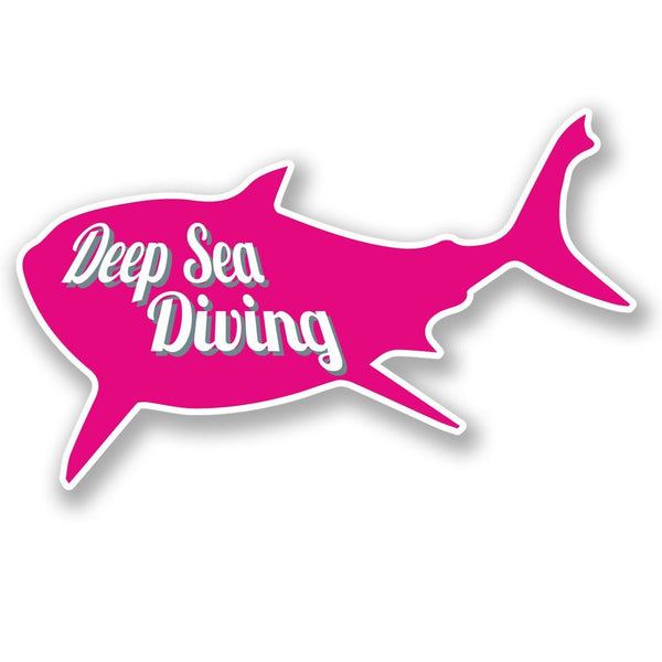 2 x Deep Sea Diving Vinyl Sticker #4271