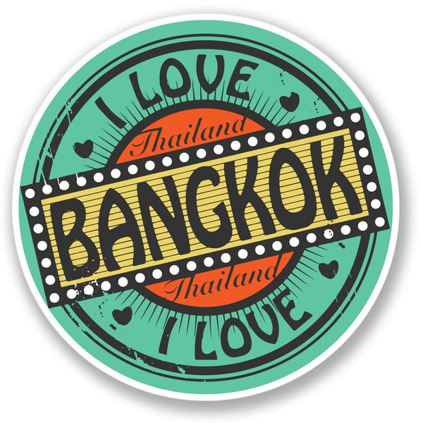 2 x Bangkok Thailand Vinyl Sticker #4281